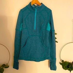 Ivivva Lululemon smooth as ice pullover 1/2 zip long sleeve top